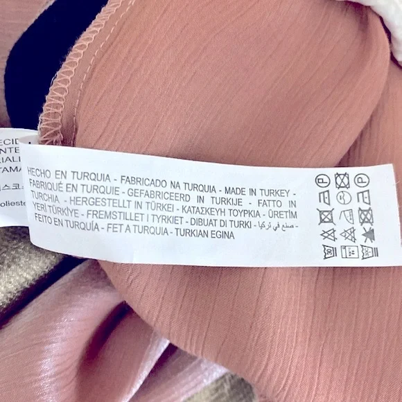 Zara Pink Metallic Satin Effect Joggers. Size XS - Picture 12 of 16